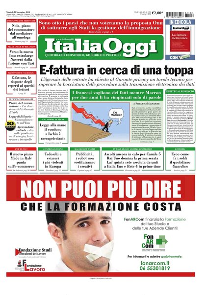 Italia oggi : quotidiano di economia finanza e politica